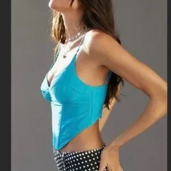 Urban Outfitters turquoise Top - Picture 2 of 5